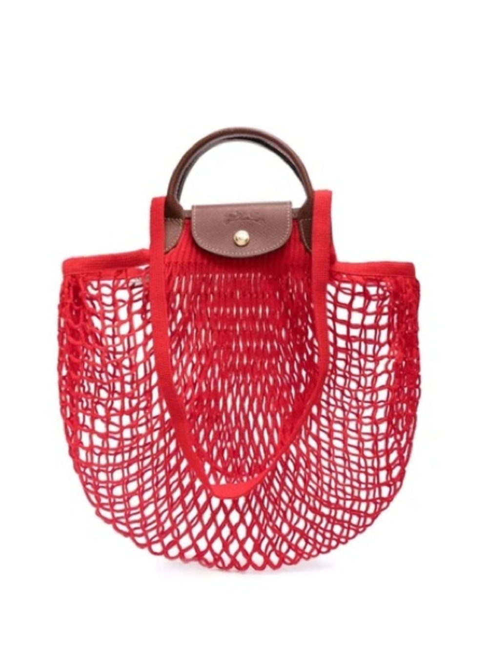 Longchamp Le Pliage Filet Knit Shoulder Bag